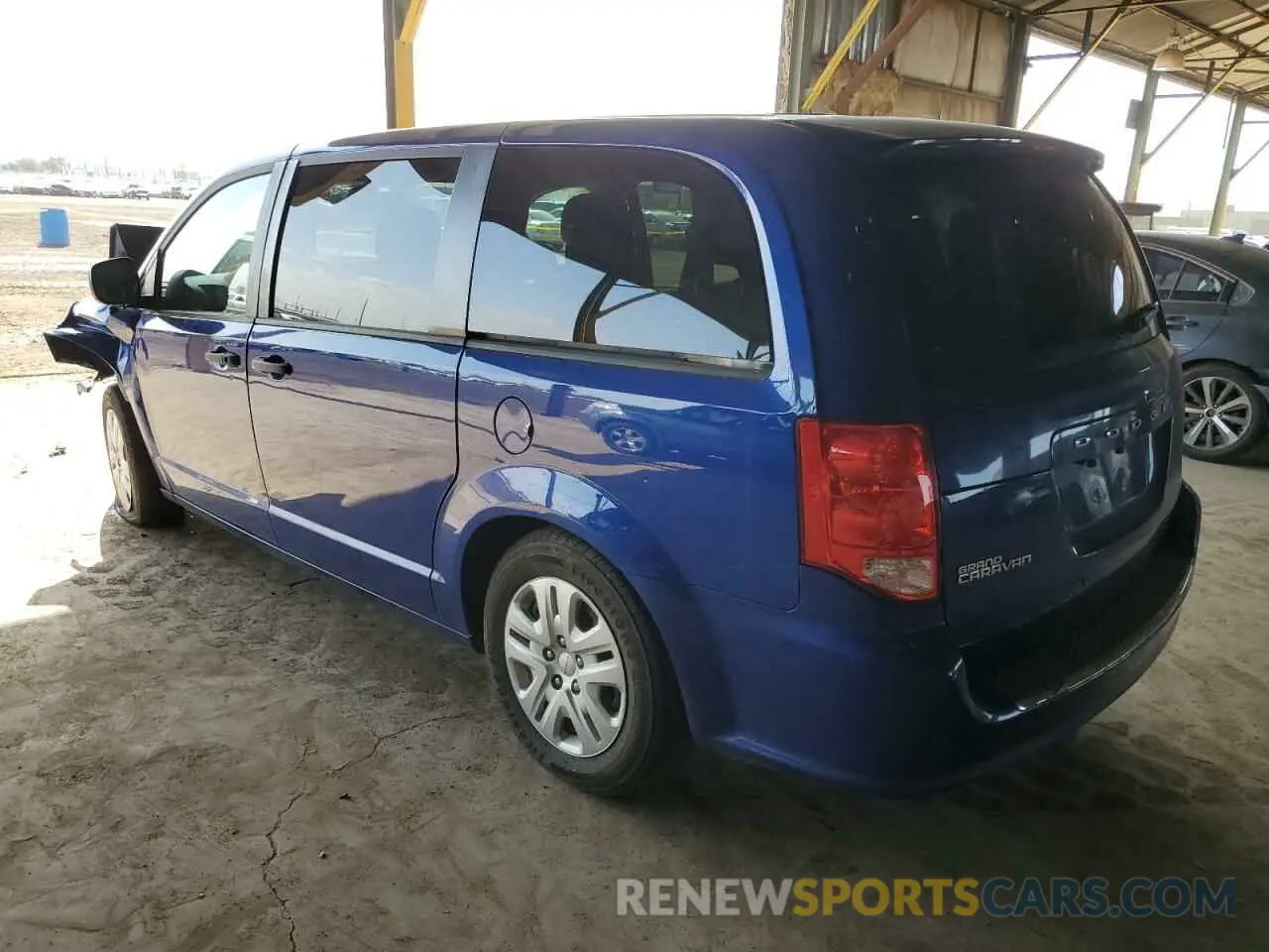 2 Photograph of a damaged car 2C4RDGBG3KR735031 DODGE CARAVAN 2019