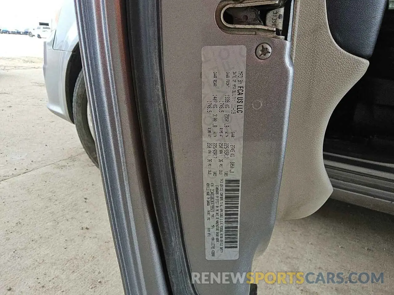 13 Photograph of a damaged car 2C4RDGBG3KR799523 DODGE CARAVAN 2019