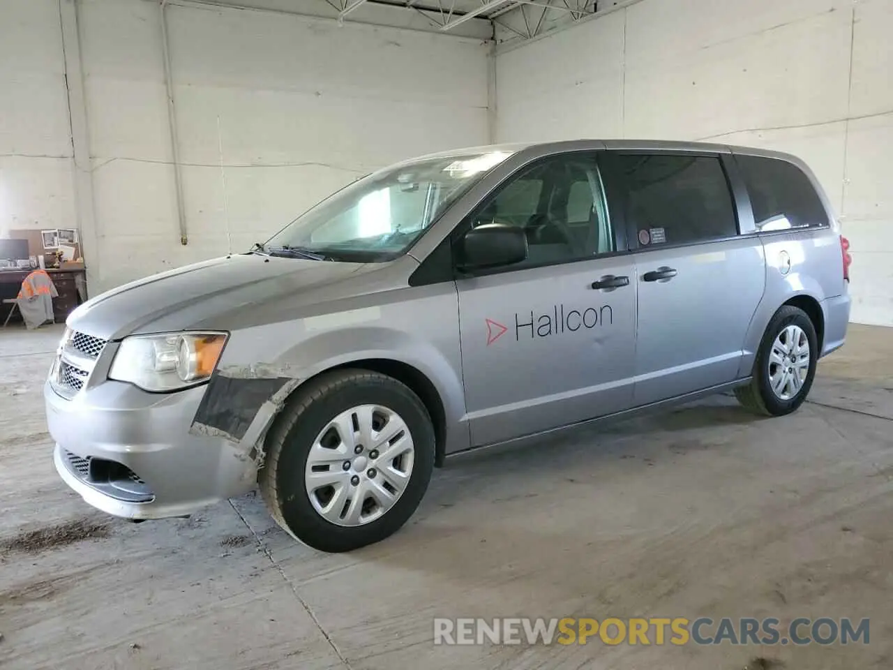1 Photograph of a damaged car 2C4RDGBG4KR648965 DODGE CARAVAN 2019