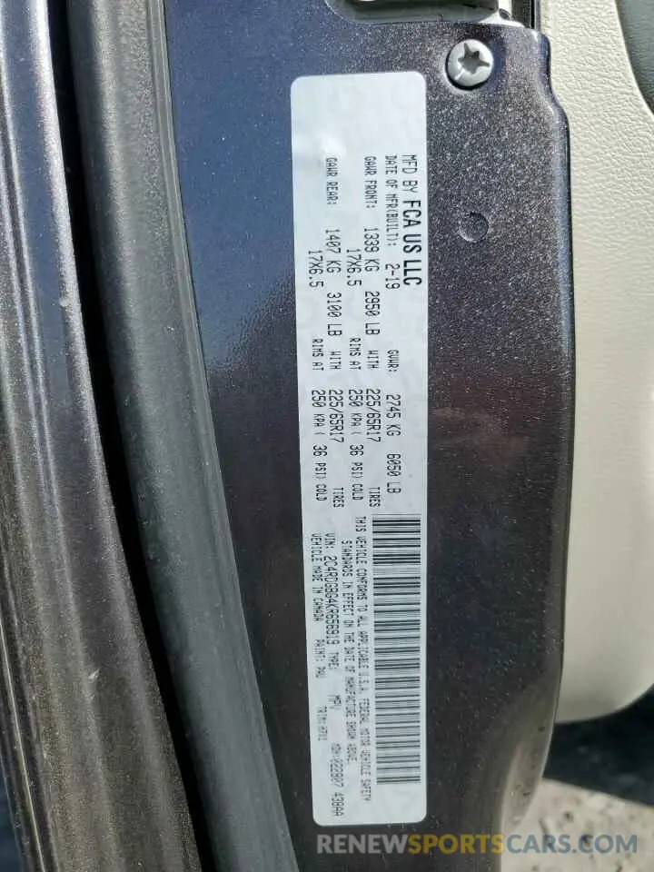 13 Фотография поврежденного автомобиля 2C4RDGBG4KR656919 DODGE CARAVAN 2019