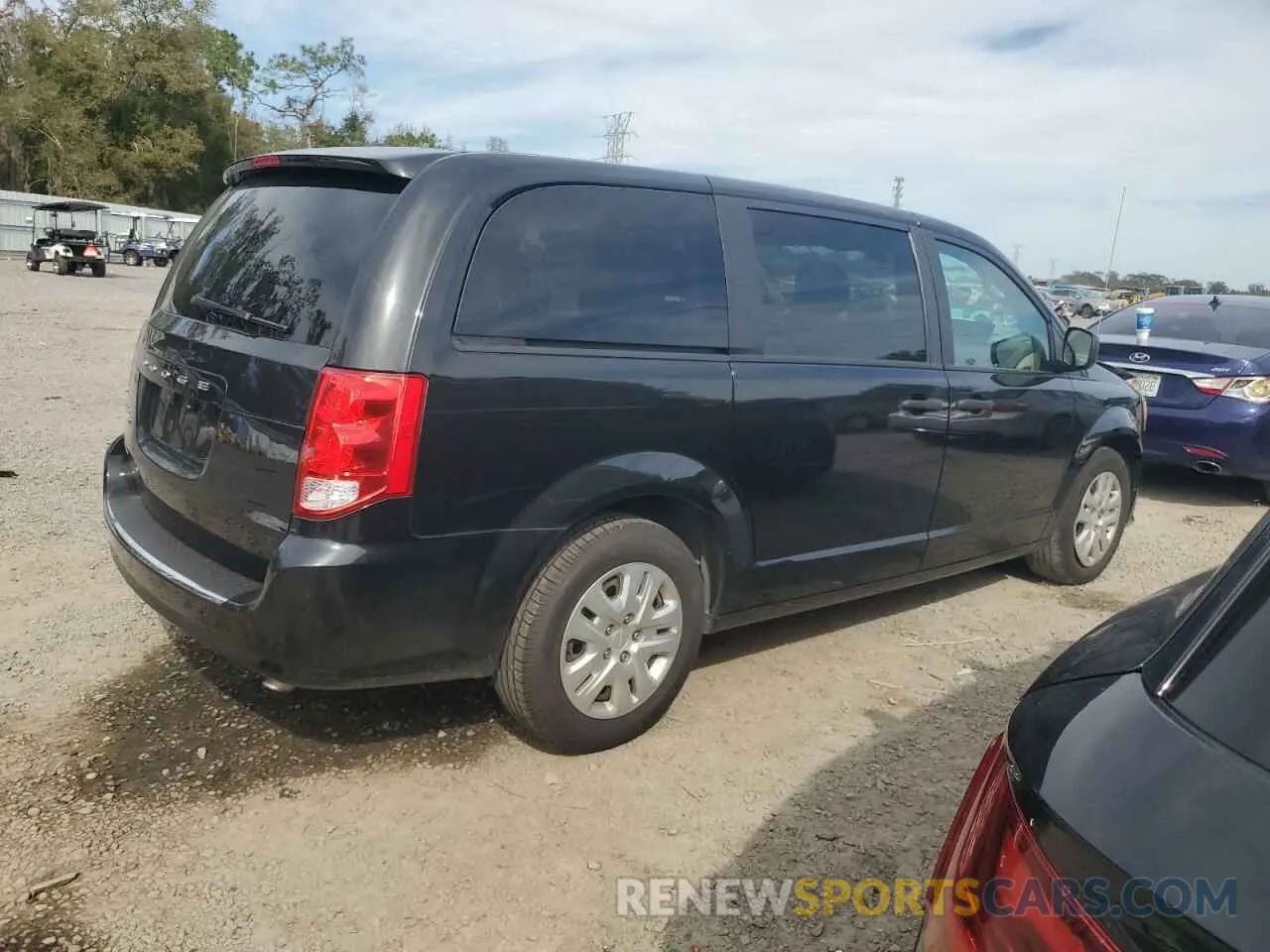 3 Photograph of a damaged car 2C4RDGBG6KR656825 DODGE CARAVAN 2019