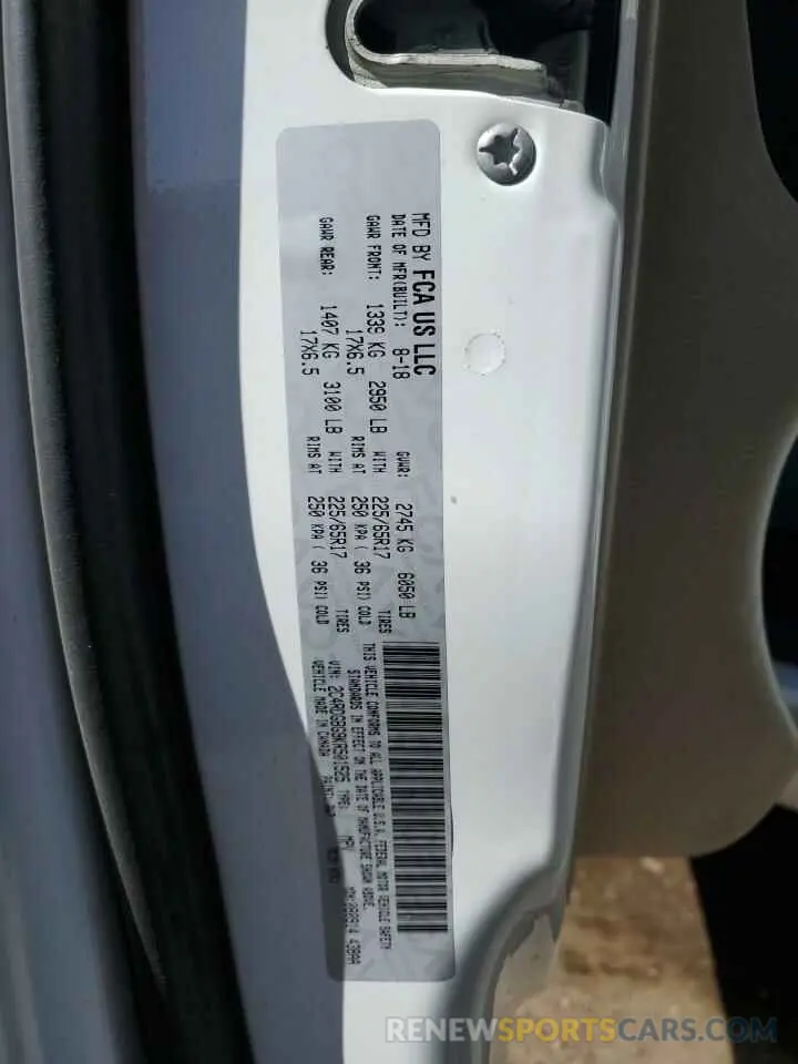 13 Photograph of a damaged car 2C4RDGBG9KR501525 DODGE CARAVAN 2019