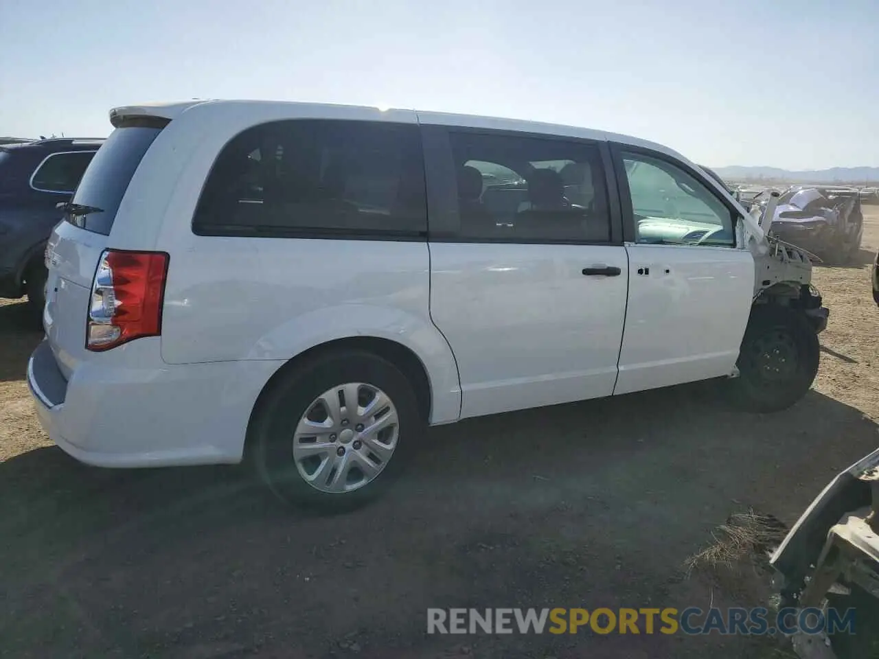 3 Photograph of a damaged car 2C4RDGBG9KR501525 DODGE CARAVAN 2019