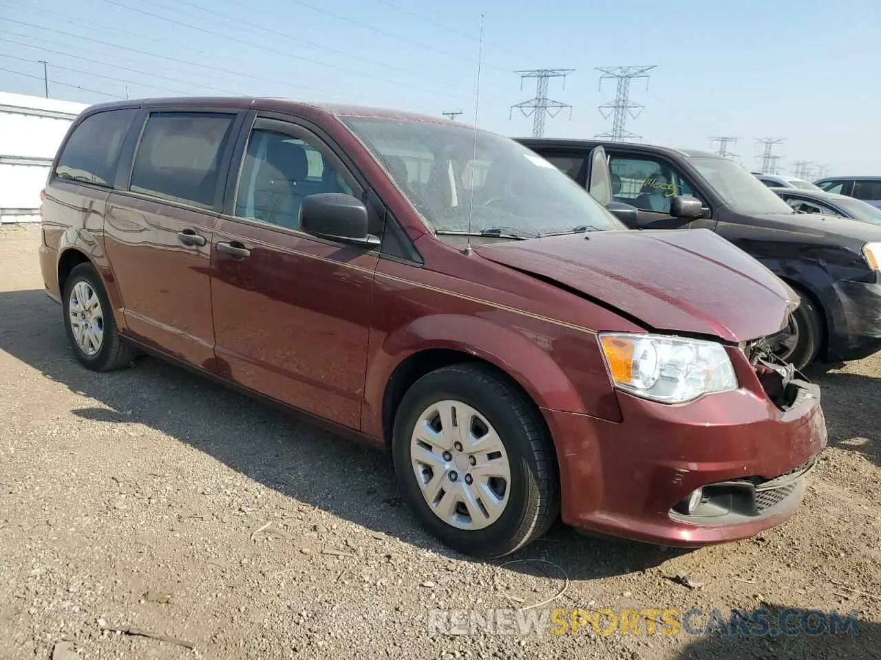 4 Фотография поврежденного автомобиля 2C4RDGBGXKR539202 DODGE CARAVAN 2019