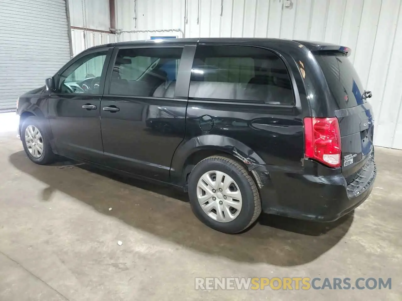 2 Photograph of a damaged car 2C4RDGBGXKR791256 DODGE CARAVAN 2019