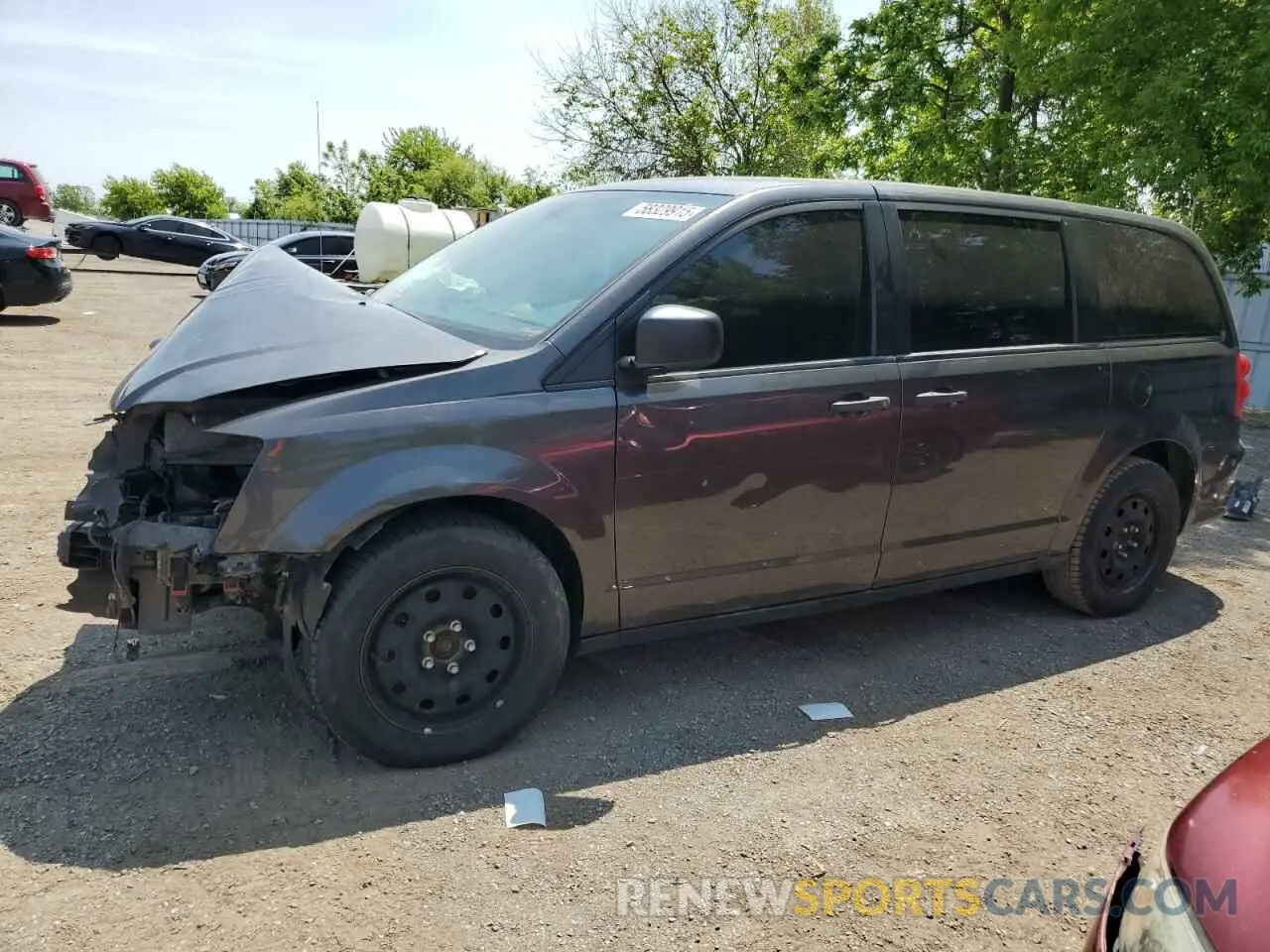 1 Фотография поврежденного автомобиля 2C4RDGBGXKR792813 DODGE CARAVAN 2019