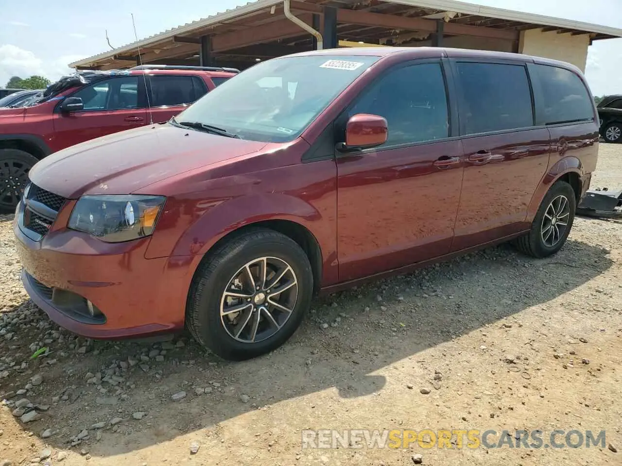 1 Photograph of a damaged car 2C4RDGCG1KR617414 DODGE CARAVAN 2019