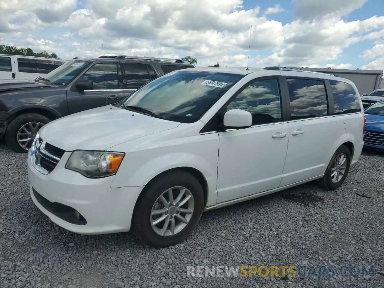 1 Photograph of a damaged car 2C4RDGCG1KR754854 DODGE CARAVAN 2019