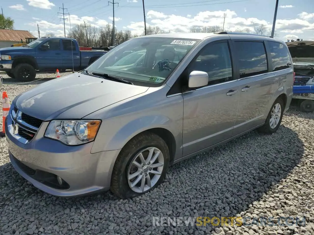 1 Photograph of a damaged car 2C4RDGCG2KR742700 DODGE CARAVAN 2019