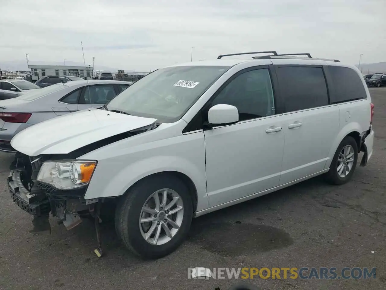 1 Photograph of a damaged car 2C4RDGCG3KR751020 DODGE CARAVAN 2019