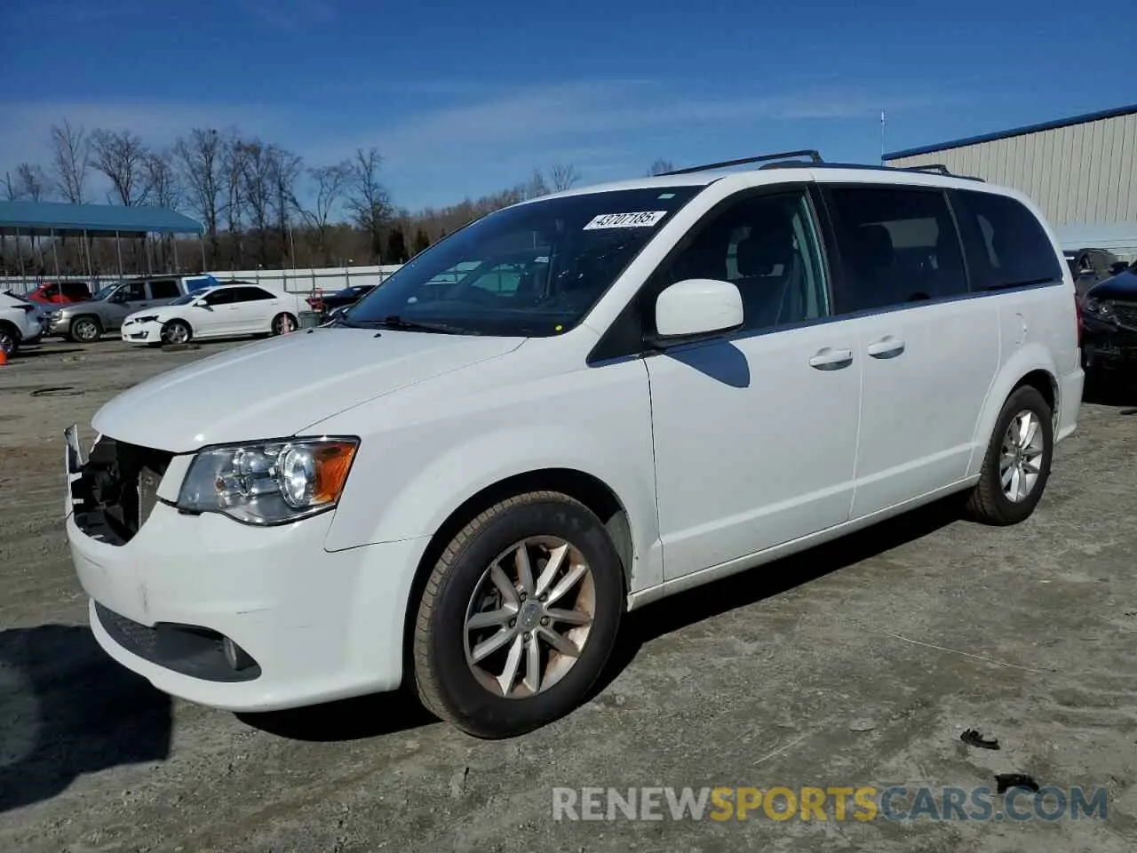 1 Photograph of a damaged car 2C4RDGCG3KR752958 DODGE CARAVAN 2019