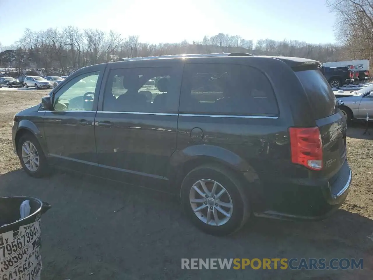 2 Photograph of a damaged car 2C4RDGCG3KR755309 DODGE CARAVAN 2019