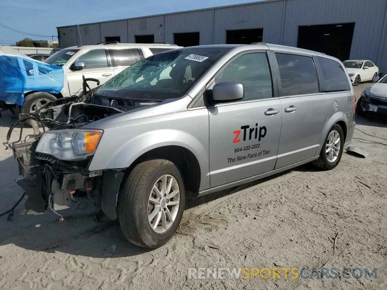 1 Photograph of a damaged car 2C4RDGCG4KR656580 DODGE CARAVAN 2019