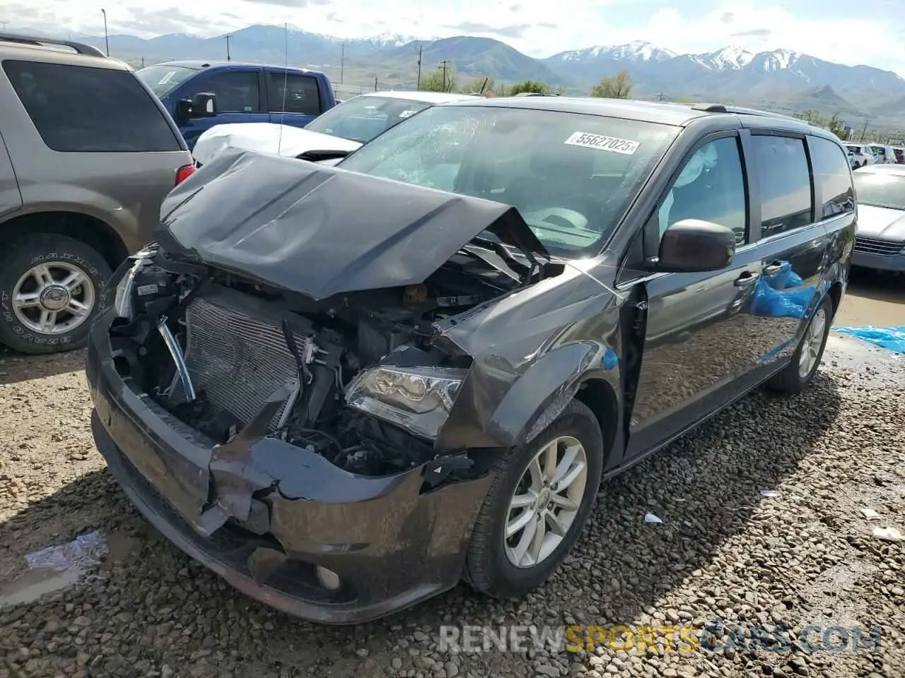 1 Фотография поврежденного автомобиля 2C4RDGCG5KR614693 DODGE CARAVAN 2019
