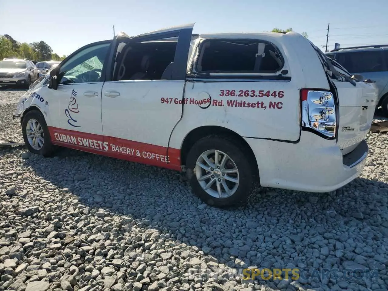 2 Photograph of a damaged car 2C4RDGCG5KR759393 DODGE CARAVAN 2019