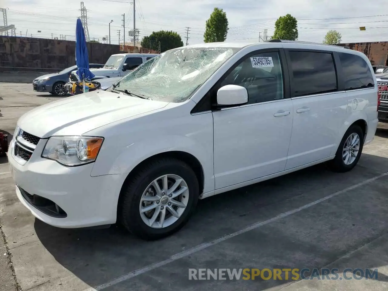 1 Фотография поврежденного автомобиля 2C4RDGCG5KR776274 DODGE CARAVAN 2019