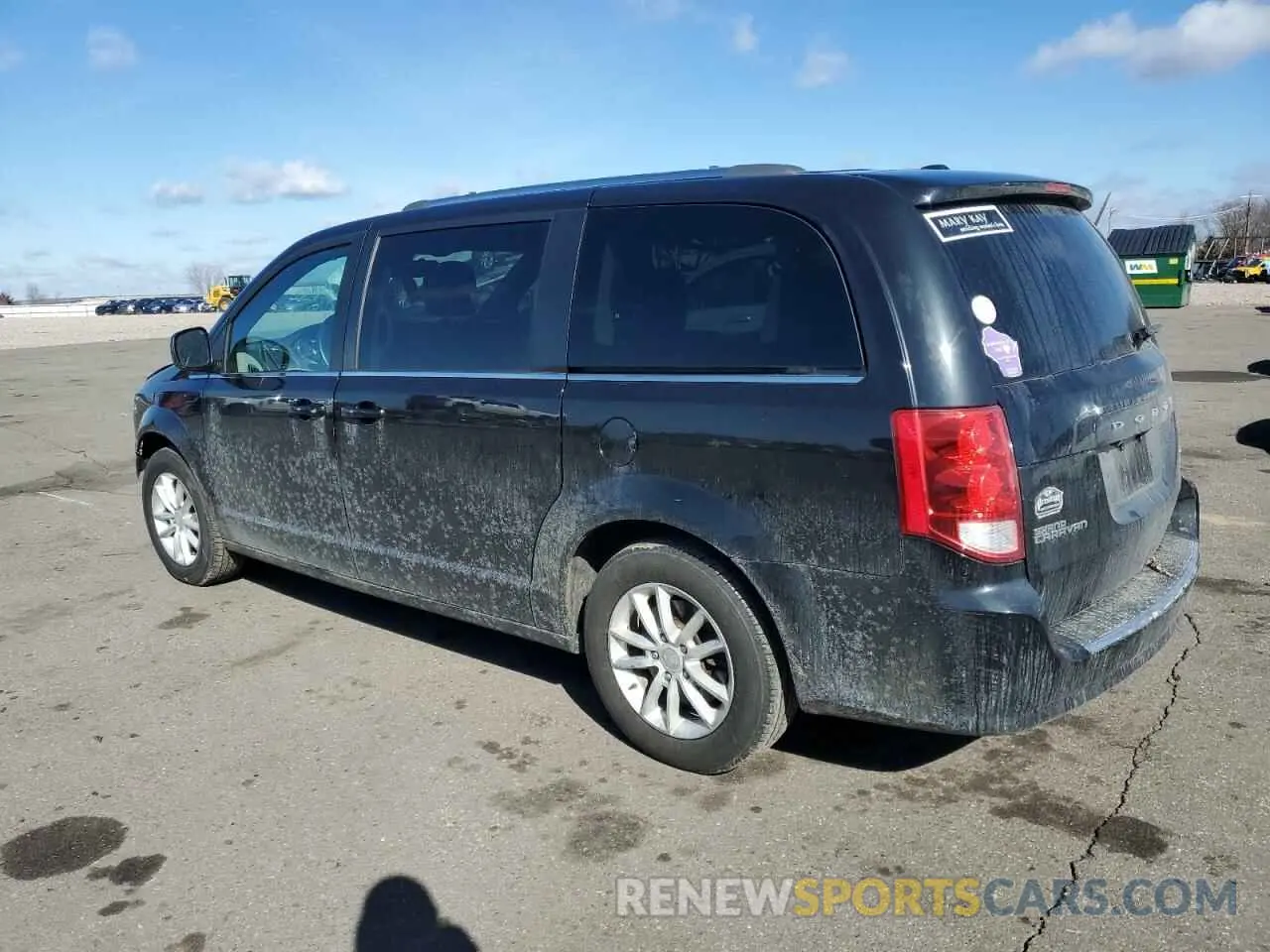 2 Photograph of a damaged car 2C4RDGCG6KR632636 DODGE CARAVAN 2019