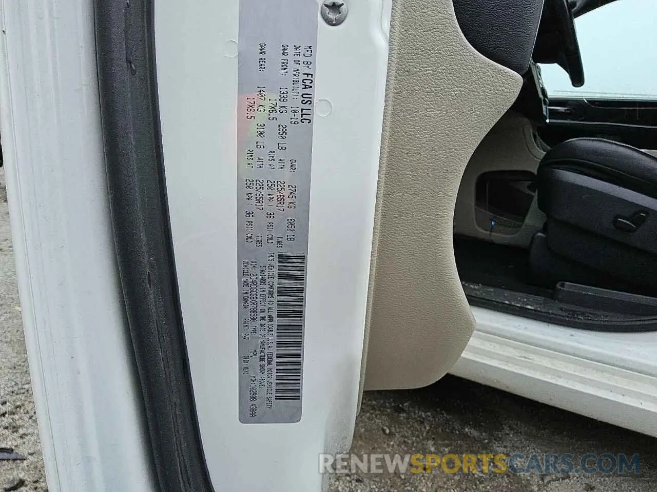 13 Photograph of a damaged car 2C4RDGCG6KR788580 DODGE CARAVAN 2019