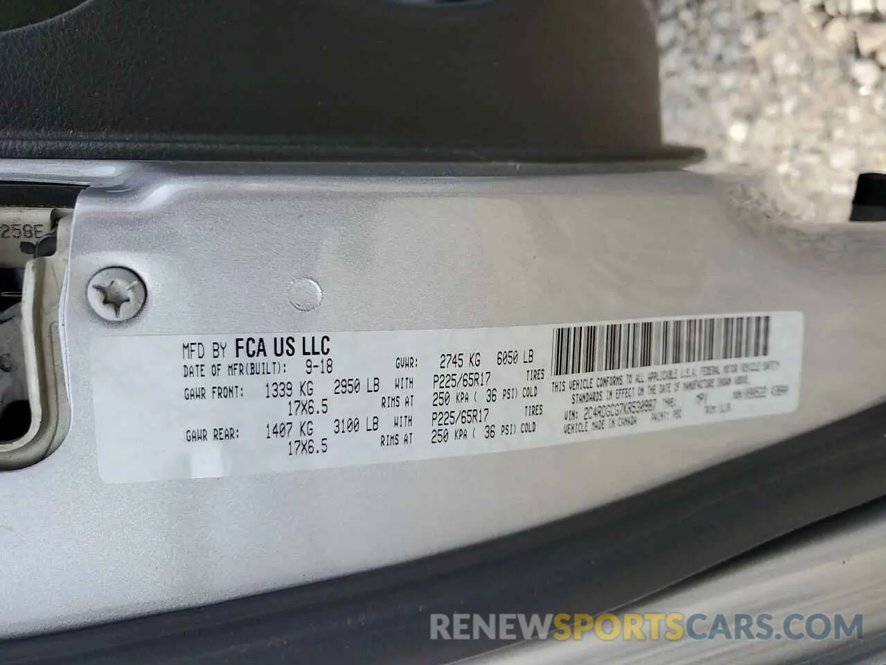 13 Фотография поврежденного автомобиля 2C4RDGCG7KR530987 DODGE CARAVAN 2019