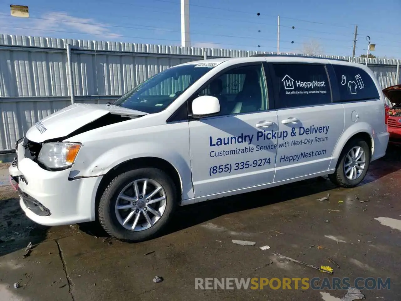 1 Фотография поврежденного автомобиля 2C4RDGCG7KR611181 DODGE CARAVAN 2019