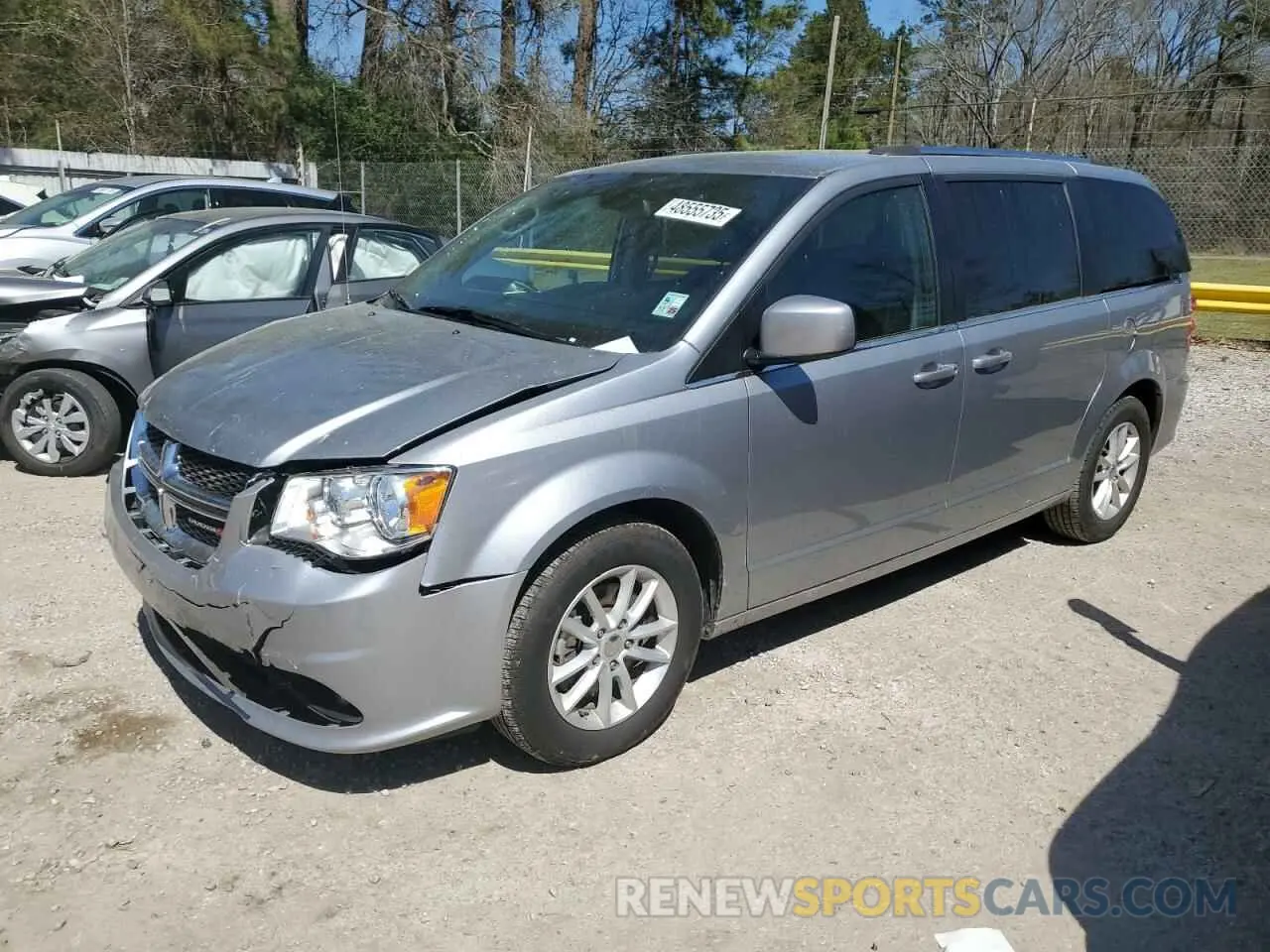 1 Photograph of a damaged car 2C4RDGCG7KR701351 DODGE CARAVAN 2019