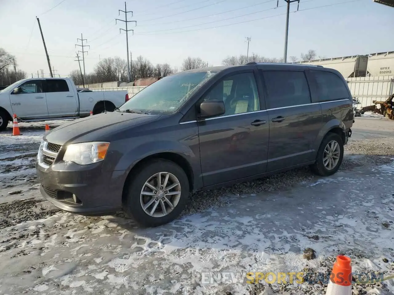 1 Photograph of a damaged car 2C4RDGCG9KR693883 DODGE CARAVAN 2019