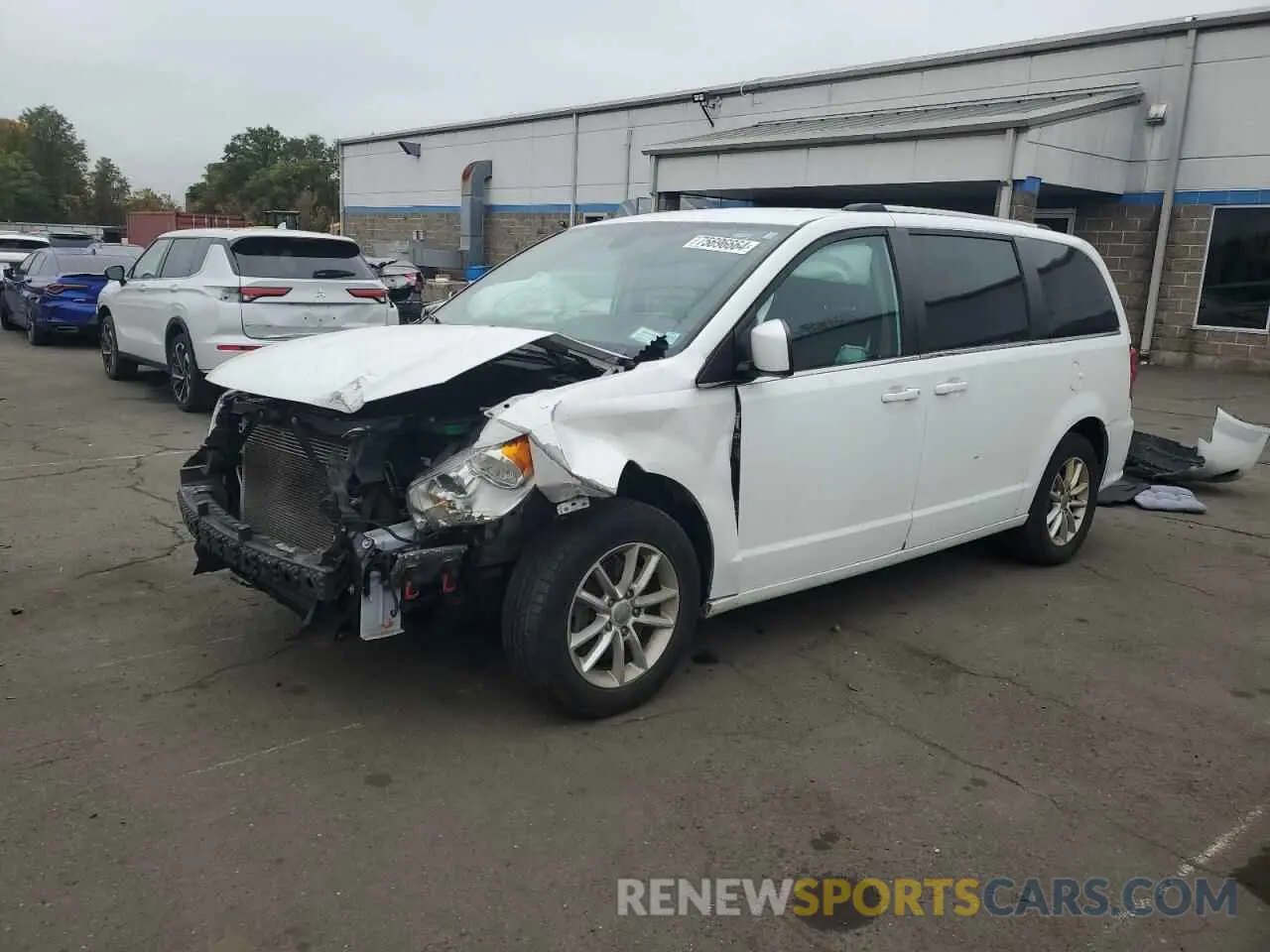 1 Photograph of a damaged car 2C4RDGCGXKR789554 DODGE CARAVAN 2019