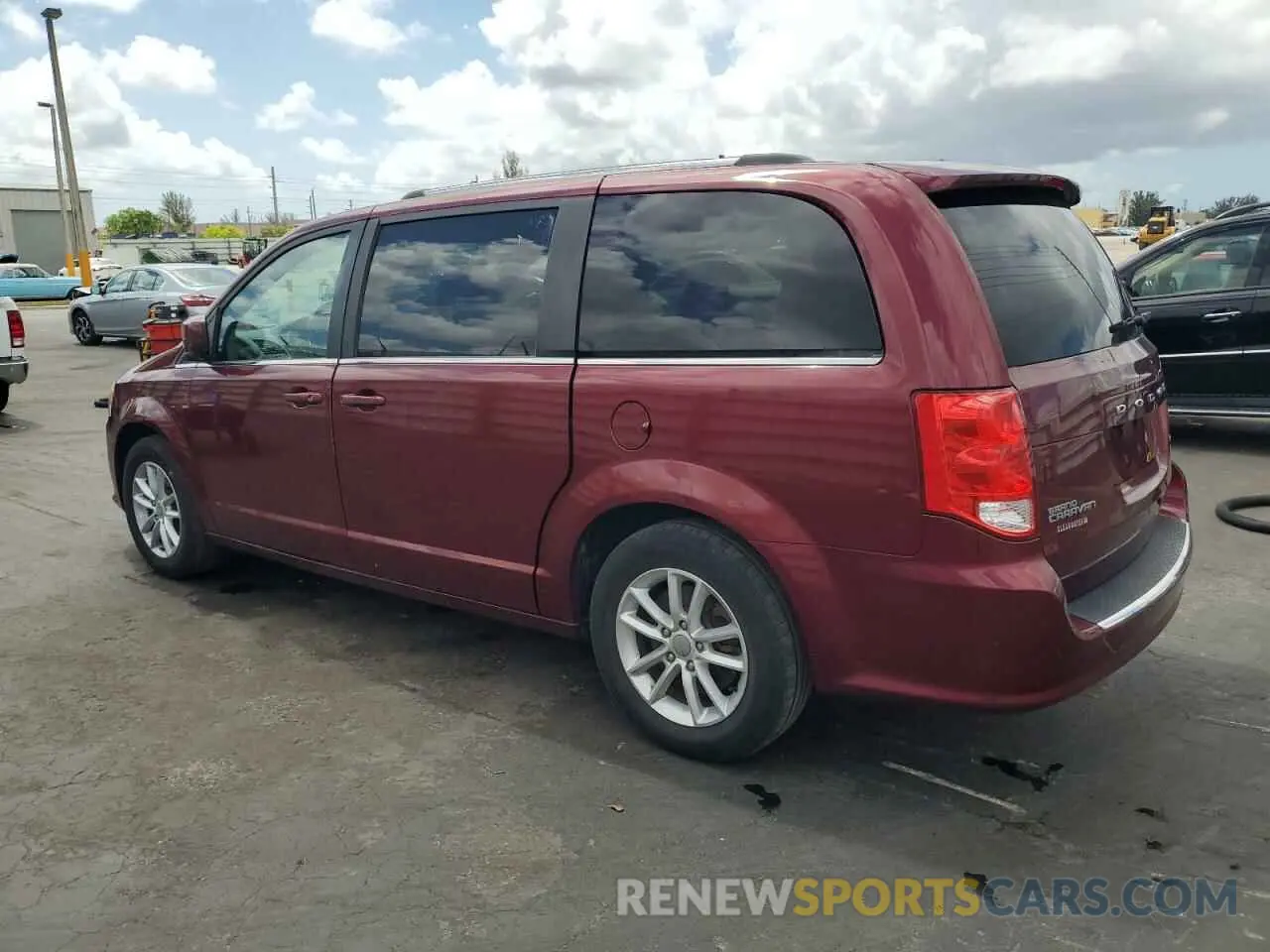 2 Photograph of a damaged car 2C4RDGCGXKR807759 DODGE CARAVAN 2019
