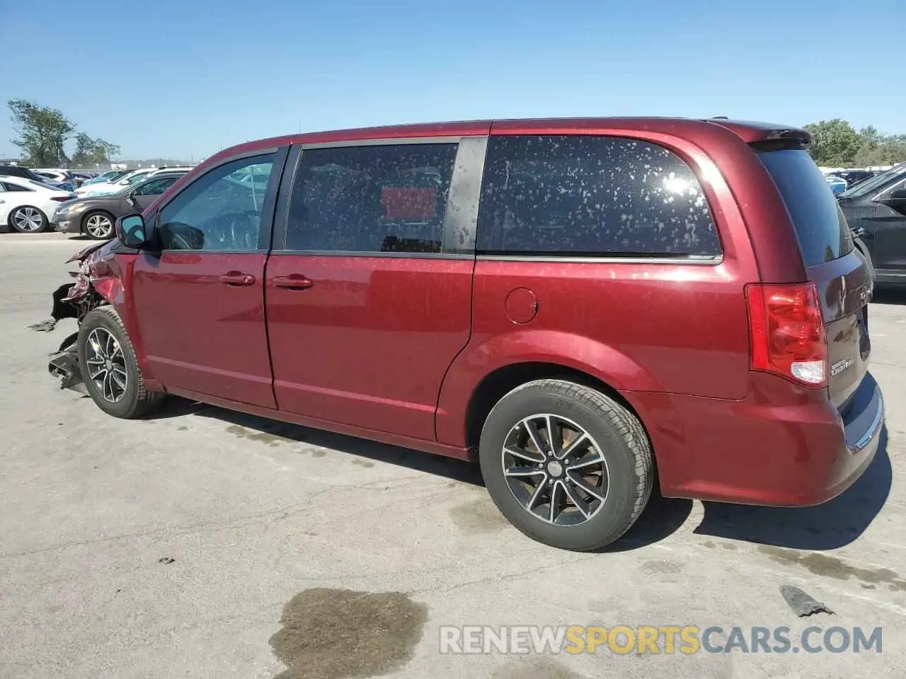 2 Photograph of a damaged car 2C4RDGEG1KR529332 DODGE CARAVAN 2019