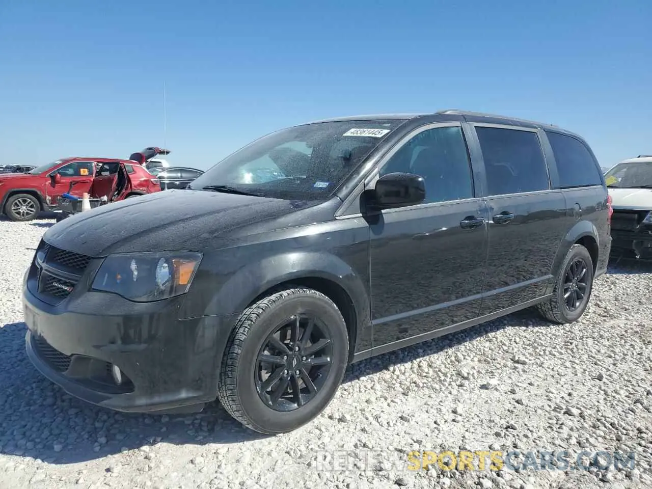 1 Photograph of a damaged car 2C4RDGEG2KR694788 DODGE CARAVAN 2019