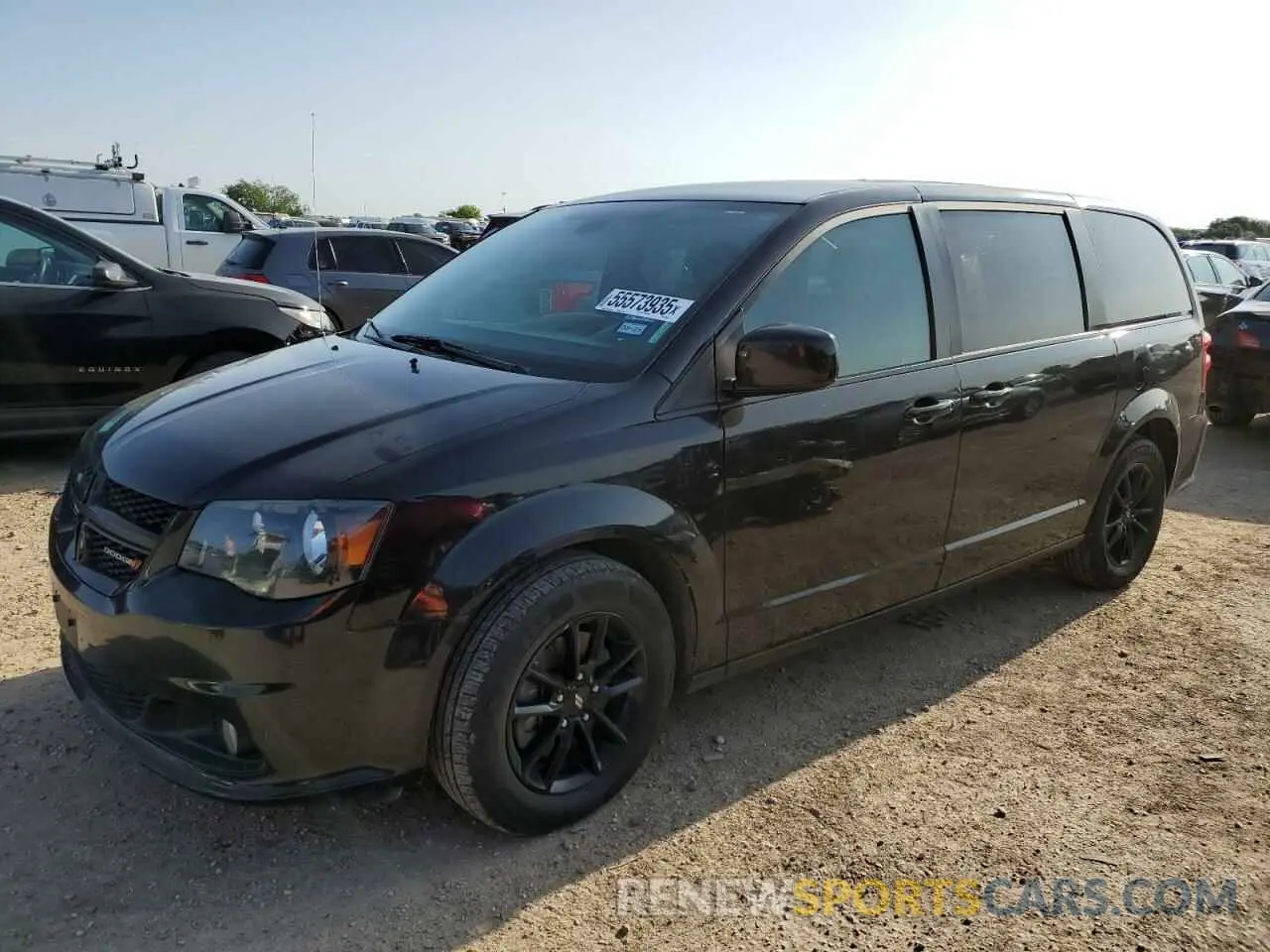 1 Photograph of a damaged car 2C4RDGEG3KR670063 DODGE CARAVAN 2019