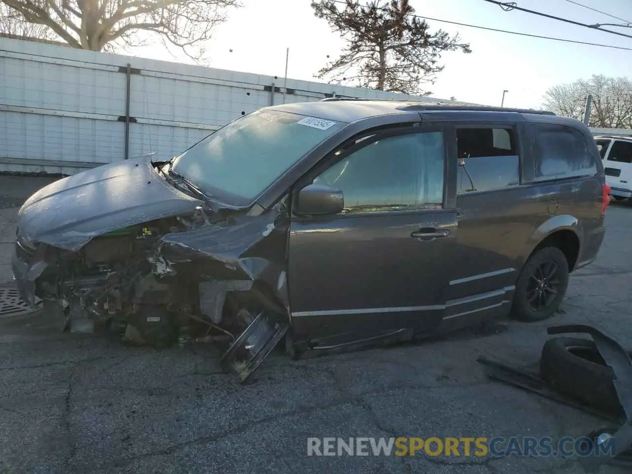 1 Photograph of a damaged car 2C4RDGEG3KR788839 DODGE CARAVAN 2019
