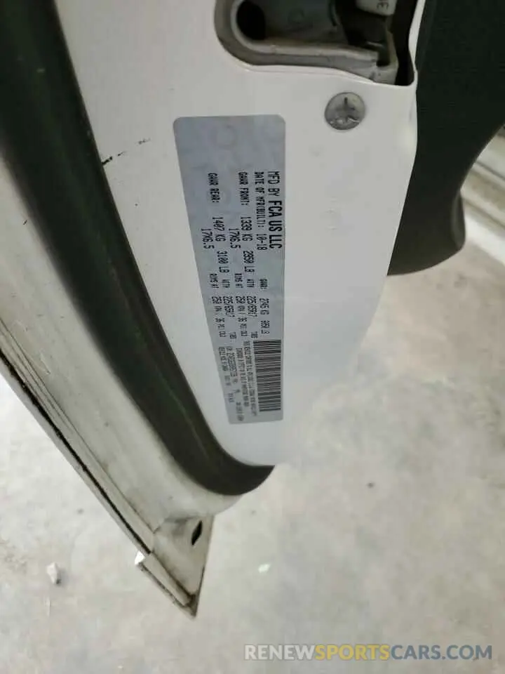 13 Photograph of a damaged car 2C4RDGEG5KR571339 DODGE CARAVAN 2019