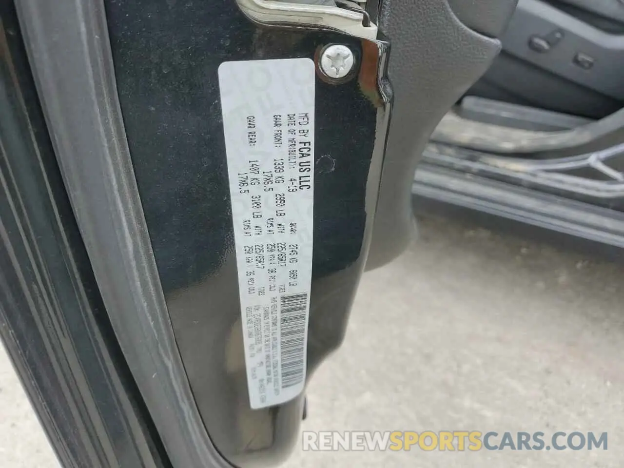 13 Photograph of a damaged car 2C4RDGEG6KR676035 DODGE CARAVAN 2019