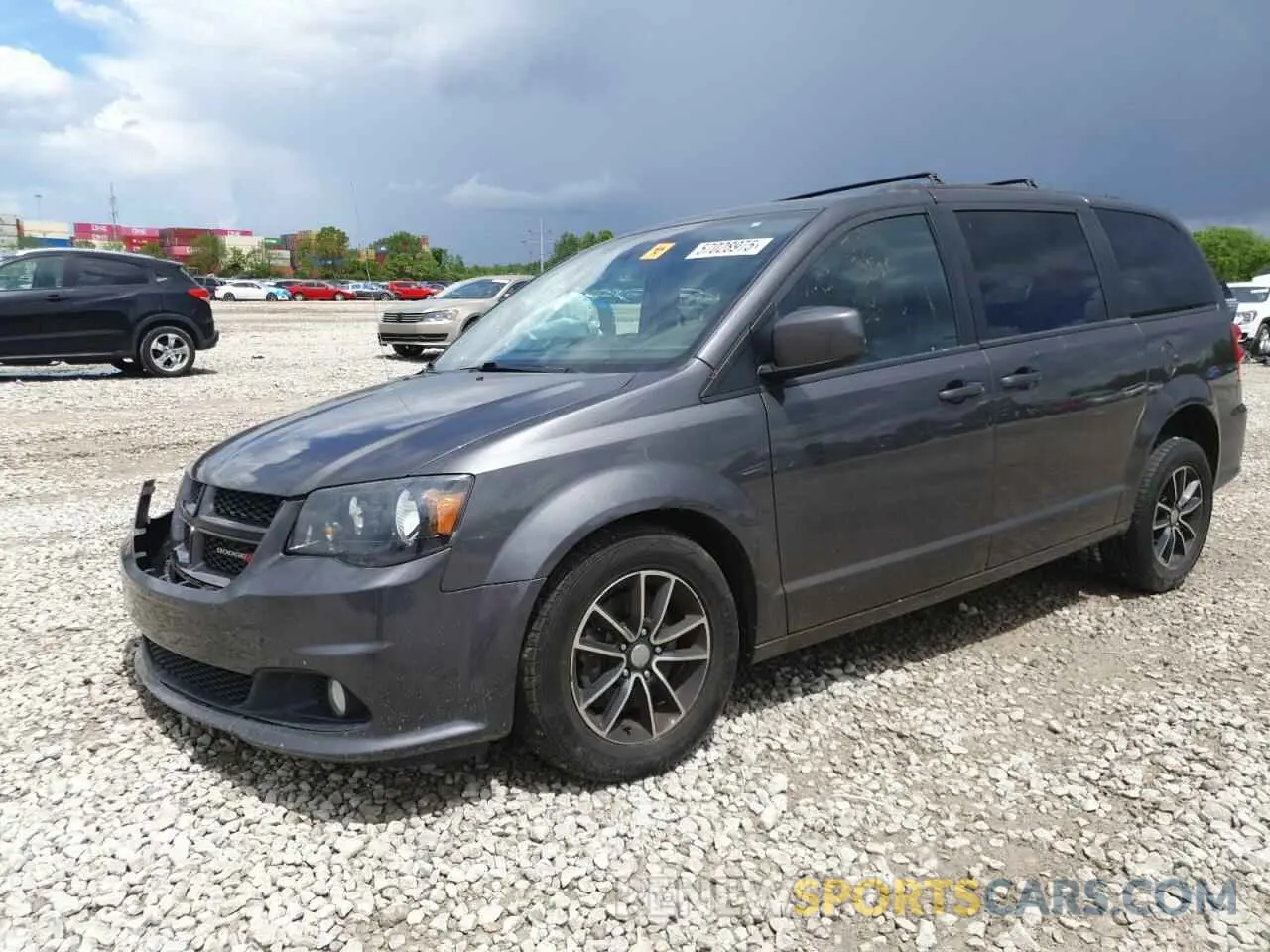 1 Photograph of a damaged car 2C4RDGEG7KR562870 DODGE CARAVAN 2019
