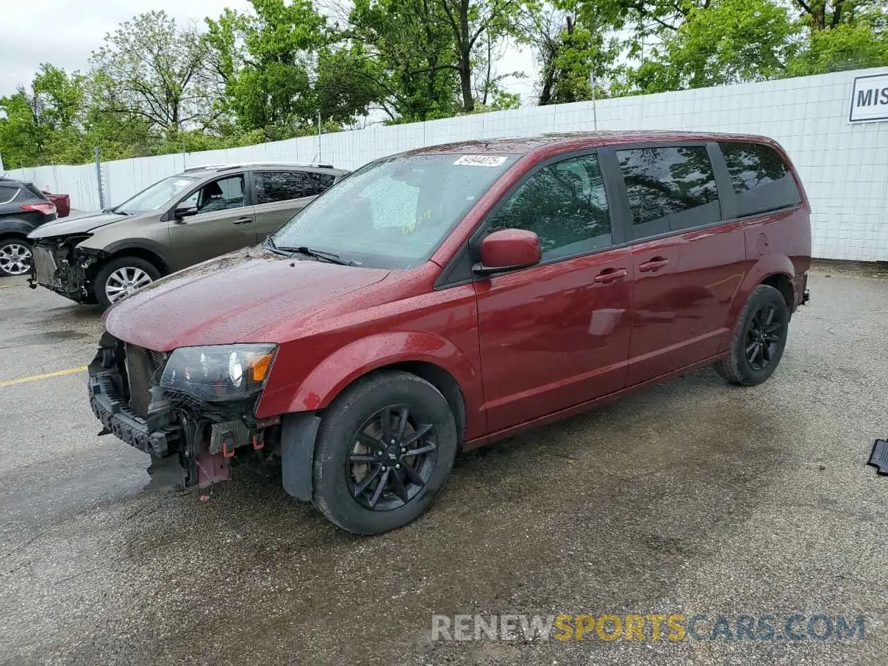 1 Photograph of a damaged car 2C4RDGEG7KR670230 DODGE CARAVAN 2019