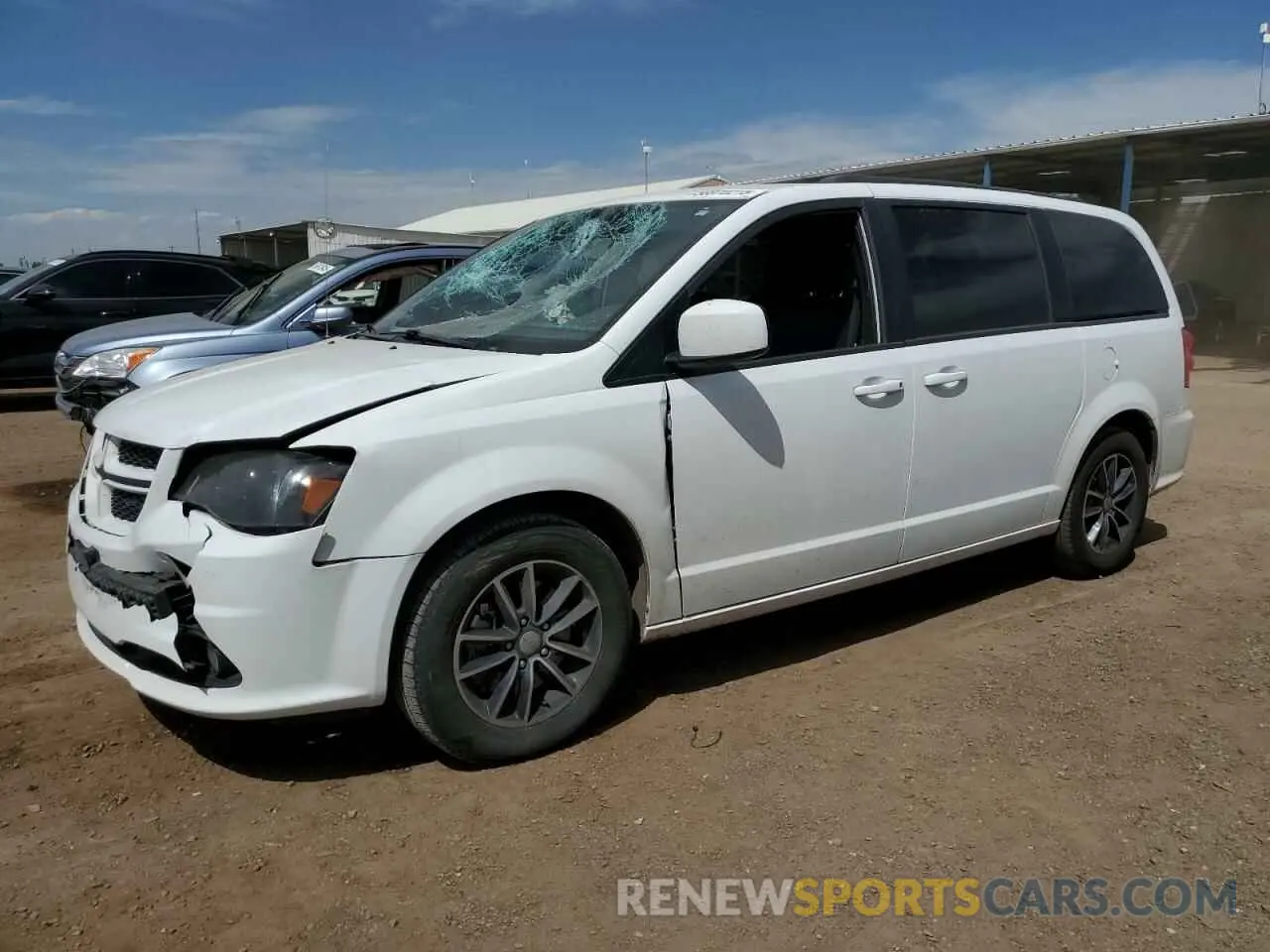 1 Photograph of a damaged car 2C4RDGEG9KR622065 DODGE CARAVAN 2019