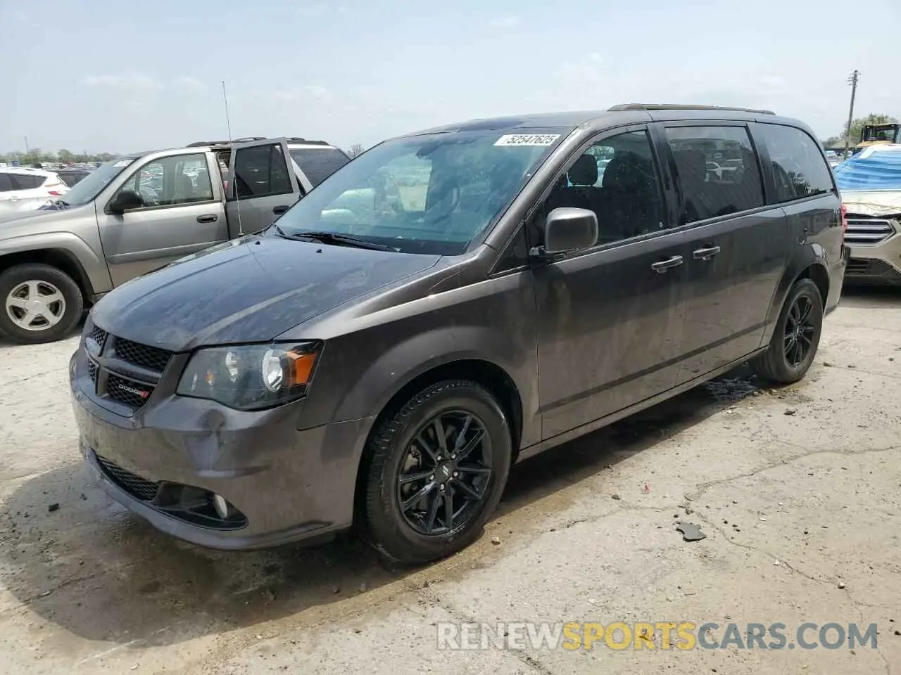 1 Photograph of a damaged car 2C4RDGEG9KR726085 DODGE CARAVAN 2019