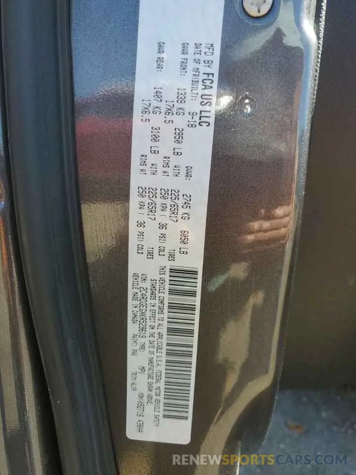 13 Photograph of a damaged car 2C4RDGEGXKR529619 DODGE CARAVAN 2019