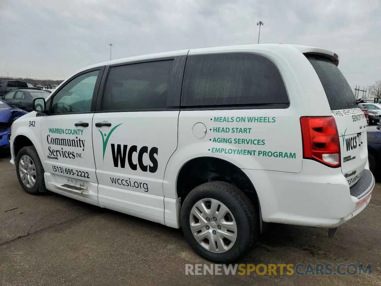 2 Фотография поврежденного автомобиля 2C7WDGBG0KR793832 DODGE CARAVAN 2019
