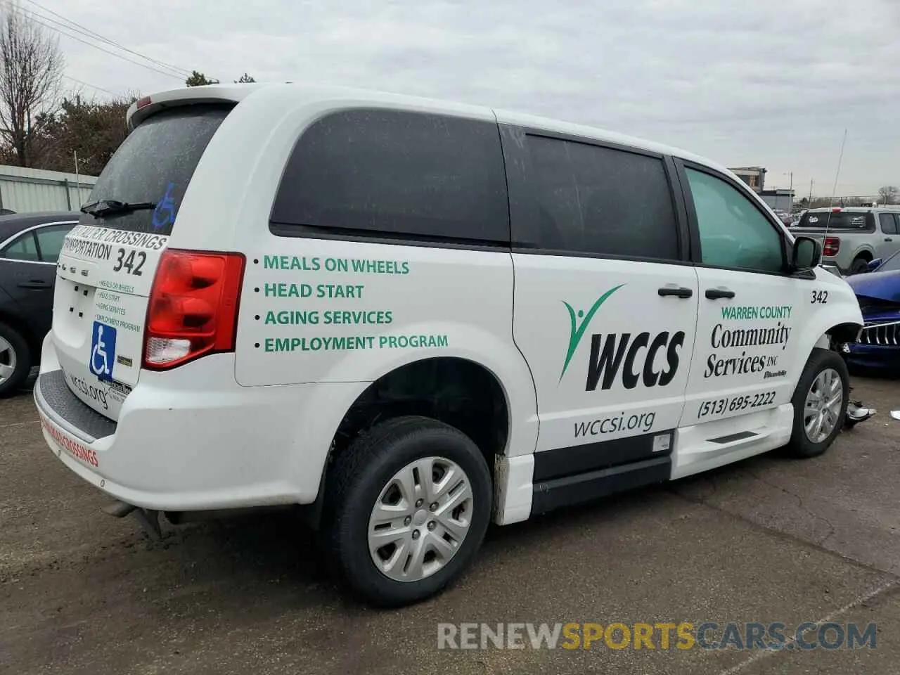 3 Фотография поврежденного автомобиля 2C7WDGBG0KR793832 DODGE CARAVAN 2019