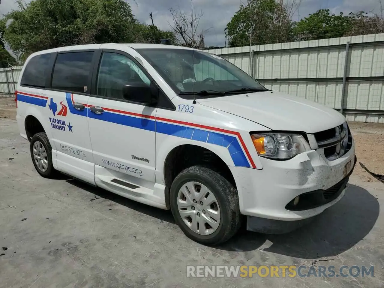 4 Фотография поврежденного автомобиля 2C7WDGBG6KR683769 DODGE CARAVAN 2019