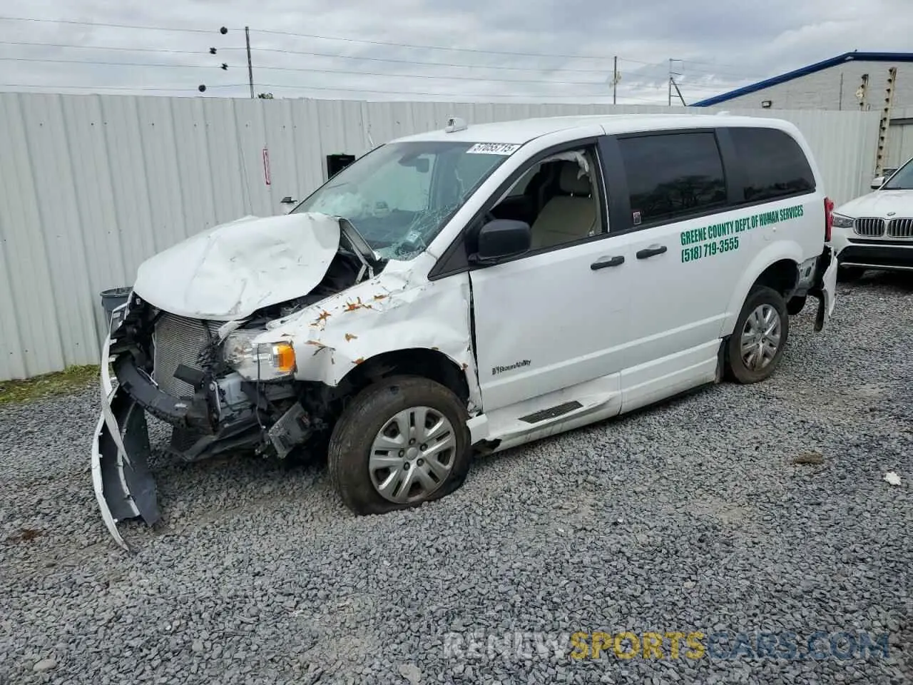 1 Фотография поврежденного автомобиля 2C7WDGBG6KR808382 DODGE CARAVAN 2019