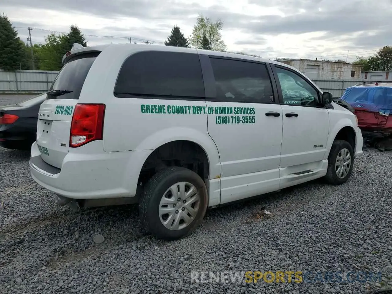 3 Фотография поврежденного автомобиля 2C7WDGBG6KR808382 DODGE CARAVAN 2019