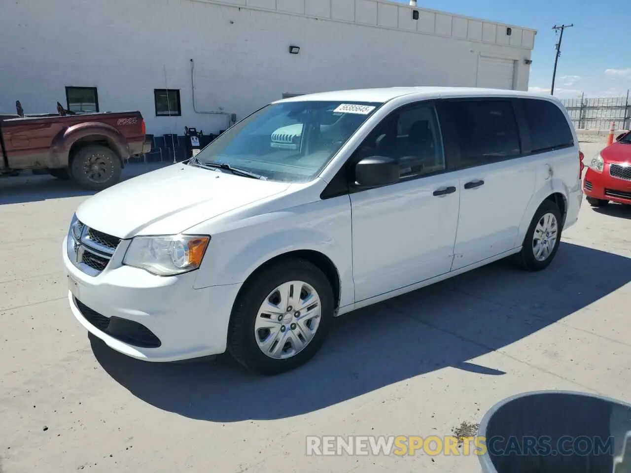 1 Photograph of a damaged car 2C4RDGBG2LR235590 DODGE CARAVAN 2020