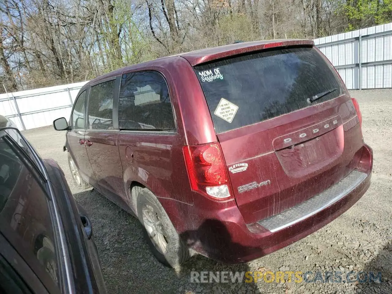 2 Photograph of a damaged car 2C4RDGBG4LR189535 DODGE CARAVAN 2020