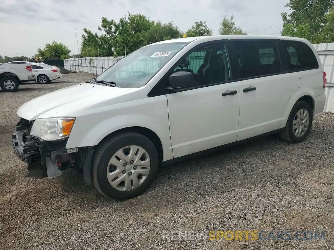 1 Photograph of a damaged car 2C4RDGBG8LR202688 DODGE CARAVAN 2020