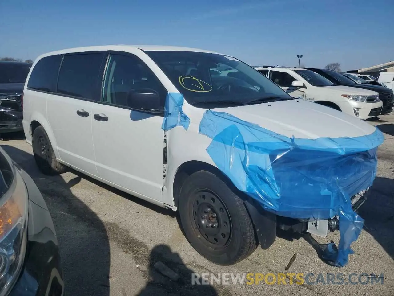 4 Фотография поврежденного автомобиля 2C4RDGBGXLR211411 DODGE CARAVAN 2020
