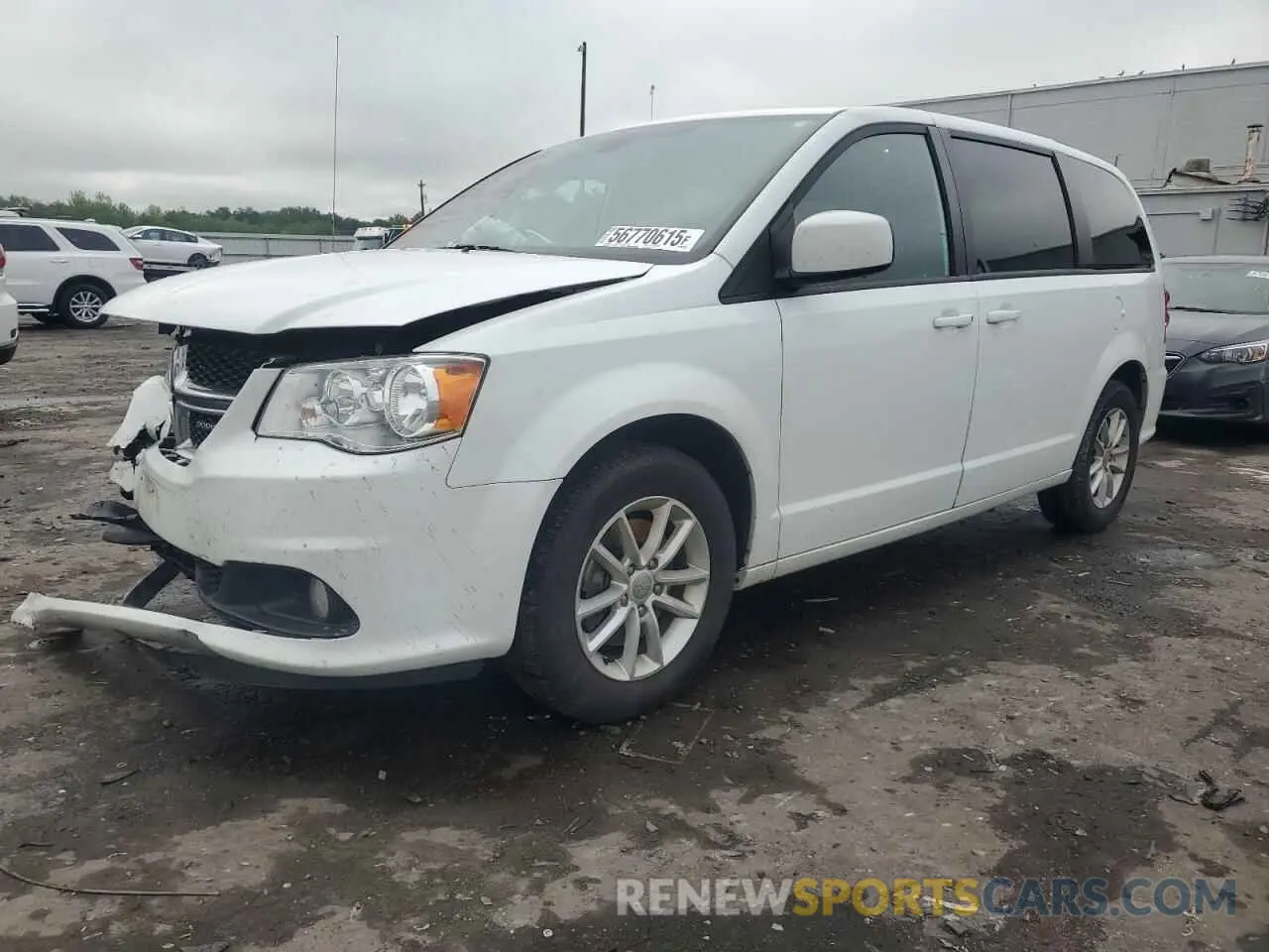 1 Photograph of a damaged car 2C4RDGBGXLR237054 DODGE CARAVAN 2020