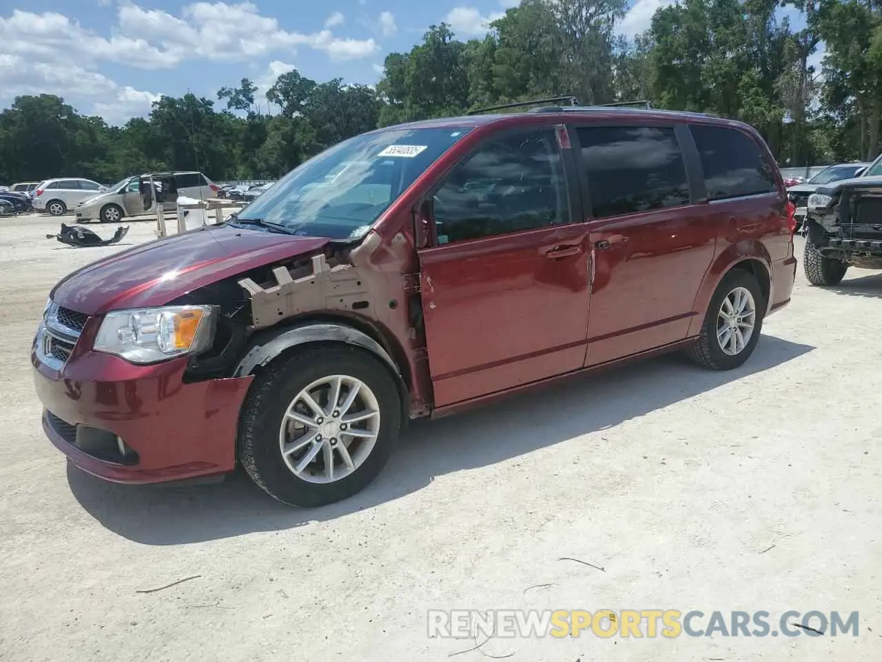 1 Photograph of a damaged car 2C4RDGCG4LR161619 DODGE CARAVAN 2020